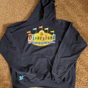 Disneyland Black Hoodie Sweater for Men